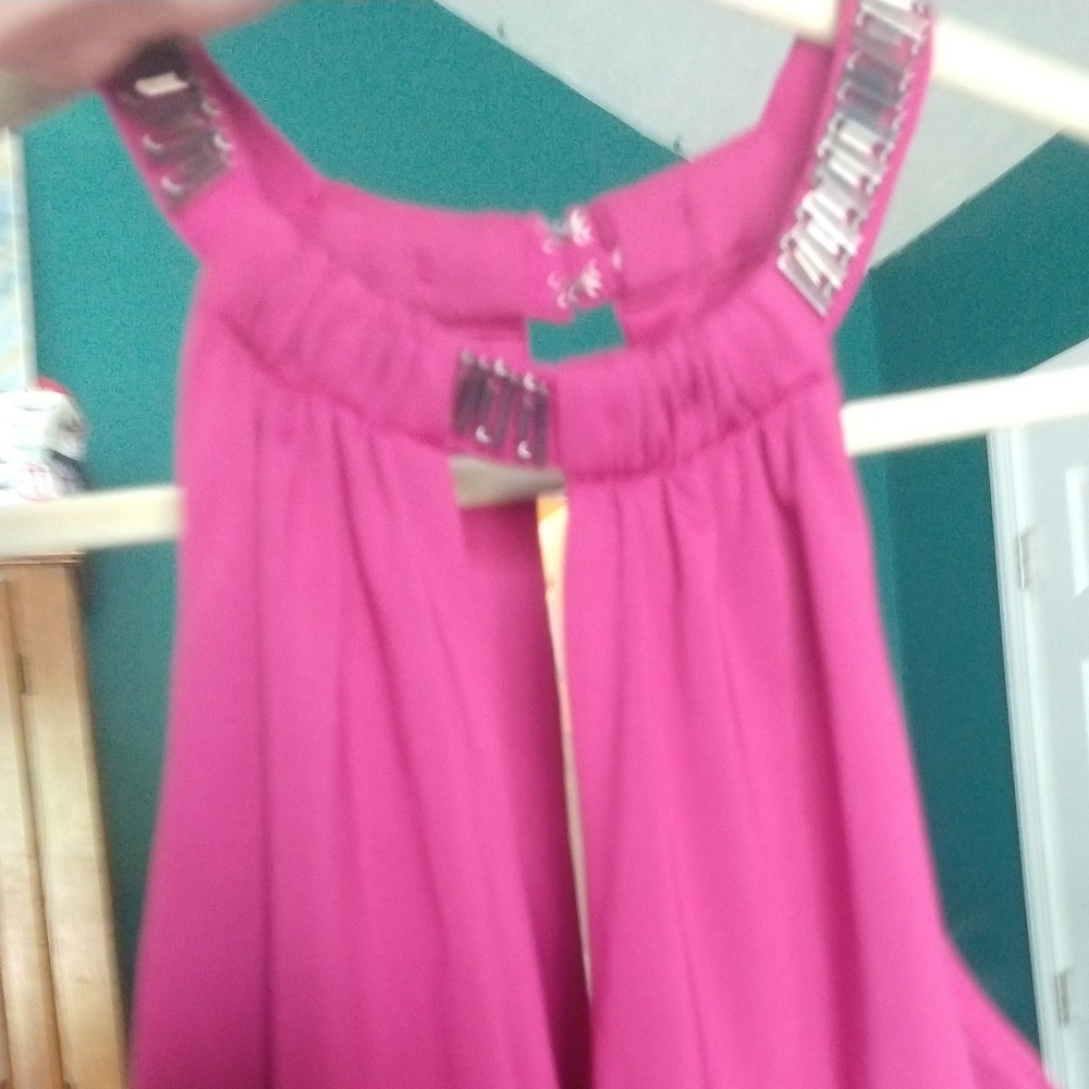 JustFab purplish pink dress